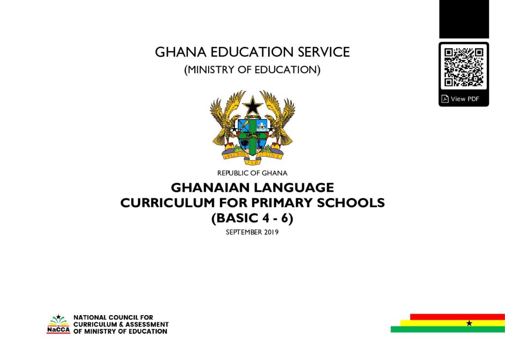 thumbnail of GHANAIAN LANGUAGE B4 – B6
