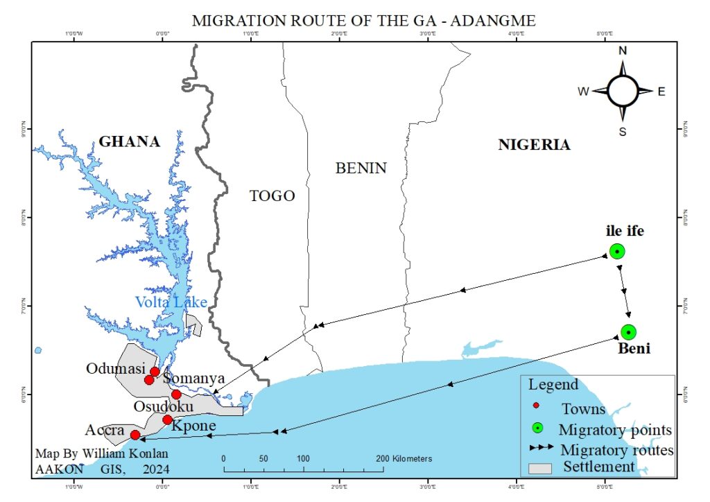 thumbnail of Migratory Route of the Ga-Adangme