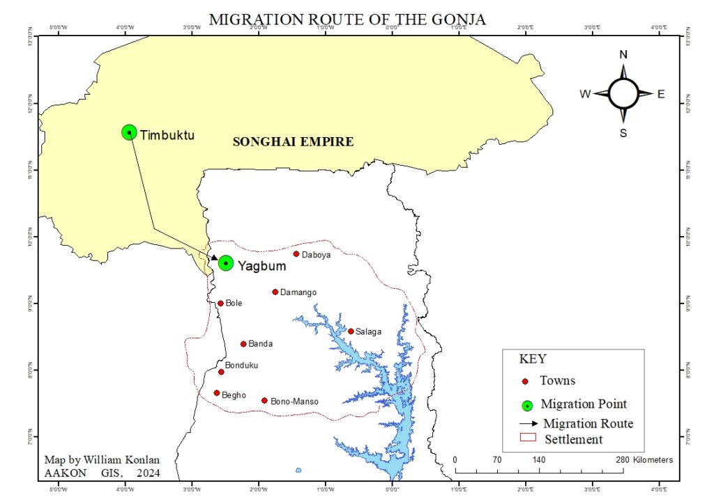 thumbnail of Migratory Route of the Gonja