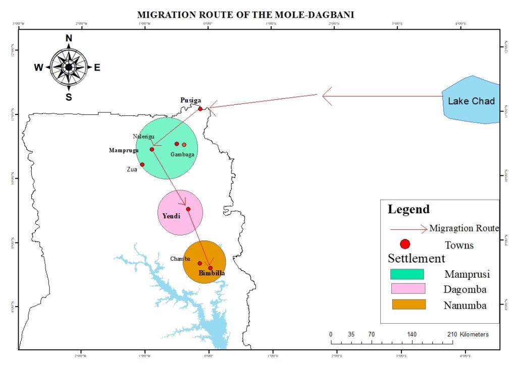 thumbnail of Migratory Route of the Mole-Dagbani