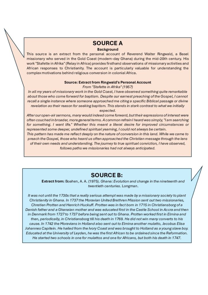 thumbnail of Sources on Missionary Activities in the Gold Coast